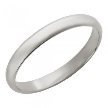 Обручальное кольцо из белого золота 01О020011
