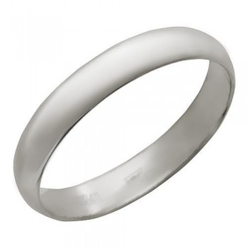 Обручальное кольцо из белого золота 01О020012