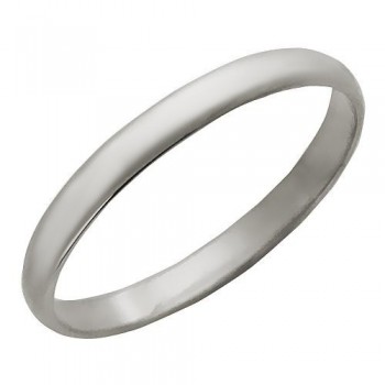 Обручальное кольцо из белого золота 01О020013