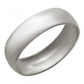 Обручальное кольцо из белого золота 01О020140