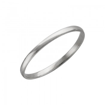 Обручальное кольцо из белого золота 01О020259