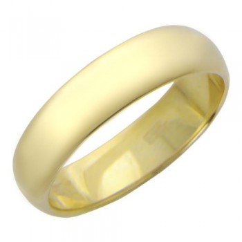 Обручальное кольцо из желтого золота 01О030014