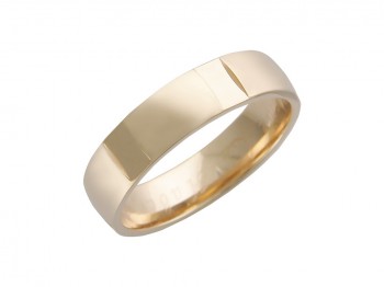 Обручальное кольцо из красного золота 01О710102