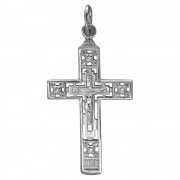 Крестик православный с фианитом