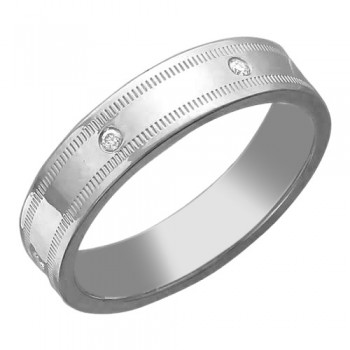 Обручальное кольцо с фианитом 01О150117