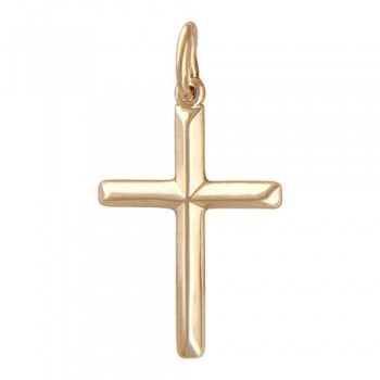 Крестик православный из красного золота 01Р019006