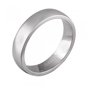 Обручальное кольцо из белого золота 01О020369