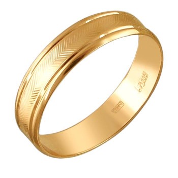 Кольцо из красного золота 01О710409