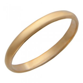 Обручальное кольцо из красного золота 01О010013