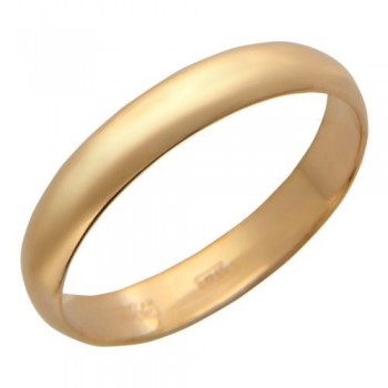 Обручальное кольцо из красного золота 01О010012